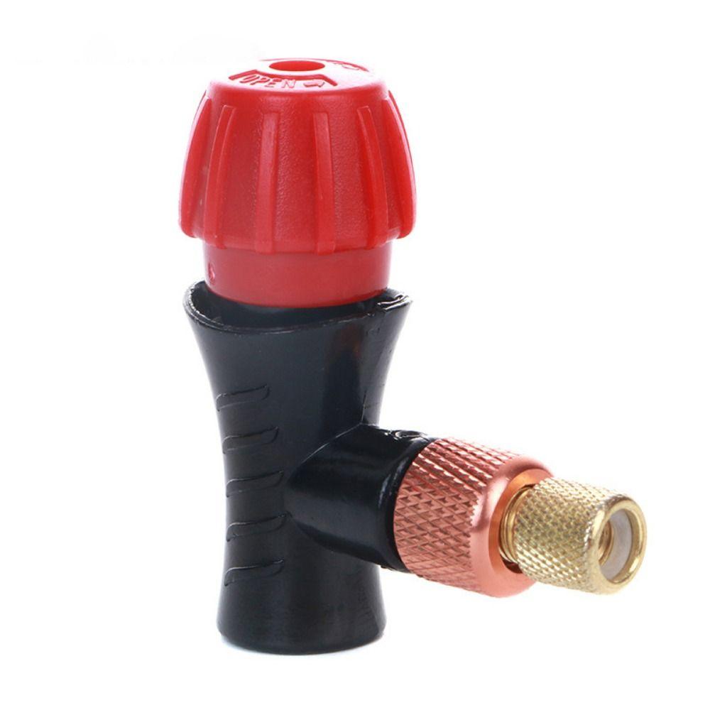 16g CO2 Cartridge Air Pump Valve Cycling MTB Road Bike Tire Inflator Adapter  Presta Schrader