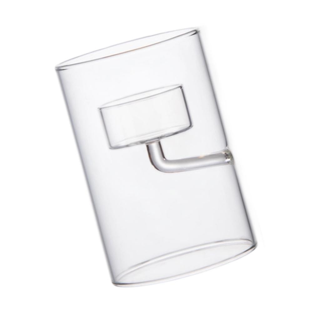 Cylinder Glass Votive Tealight Candle Holder Clear Floating Candle Display DIY Table Centerpieces Decoration Craft