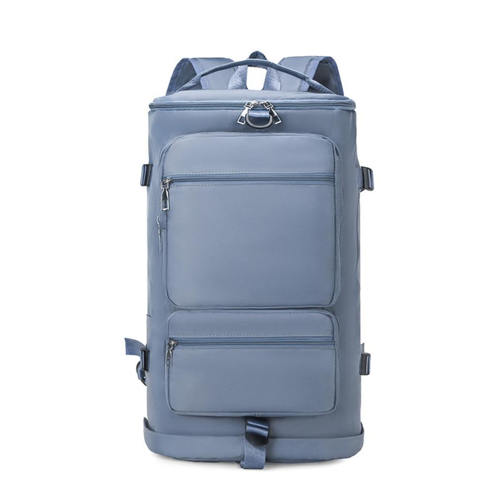 Large Capacity Women Shoulder Travel Backpack Dry Wet Separation Zipper Sports Yoga Luggage Bags with Shoe Compartment