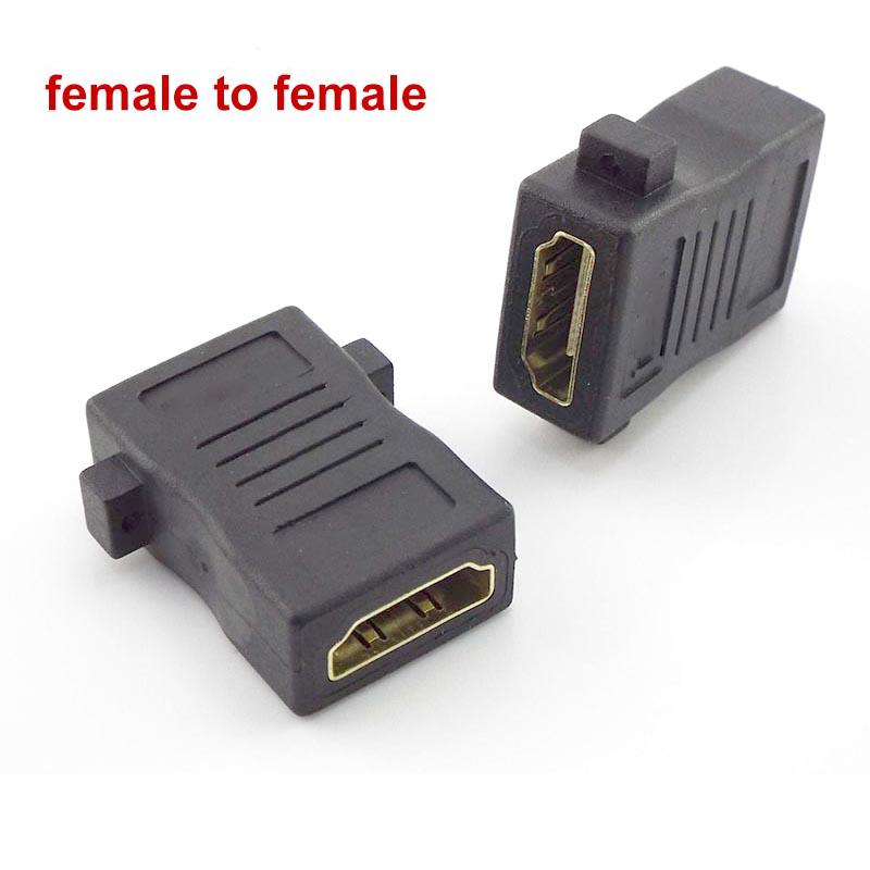 Совместимые с HDMI разъемы «мама-мама» для монтажа на панель, адаптеры-конвертеры для кабеля-удлинителя HDTV 1080P