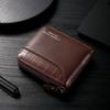 Новый мужской кошелек Модный Многофункциональный На молнии Универсальный Многослотовые для карт Держатель для карт Мужской Подарок Рождество