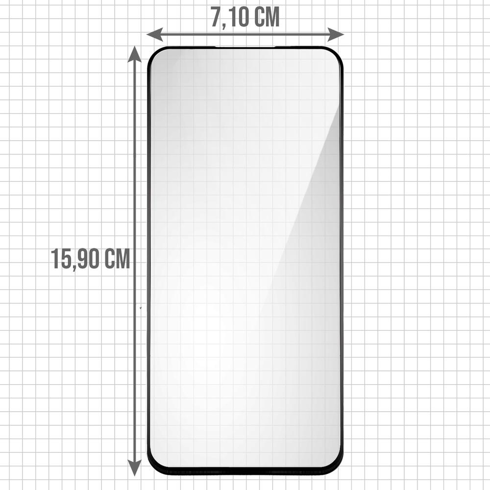 2x Tempered Glass for Oppo Reno 13F / FS, ERBORD 3D full, full screen glass