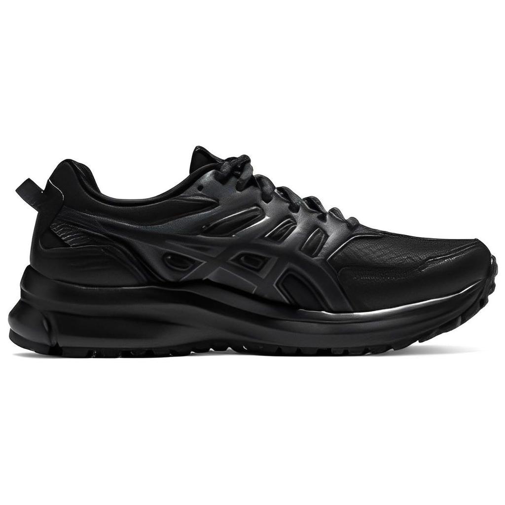 Asics Trail Scout 2 Comfortable Versatile Fabric Synthetic Leather Low-Top Trail Running Shoes Women Sneaker Black 1012B039-002
