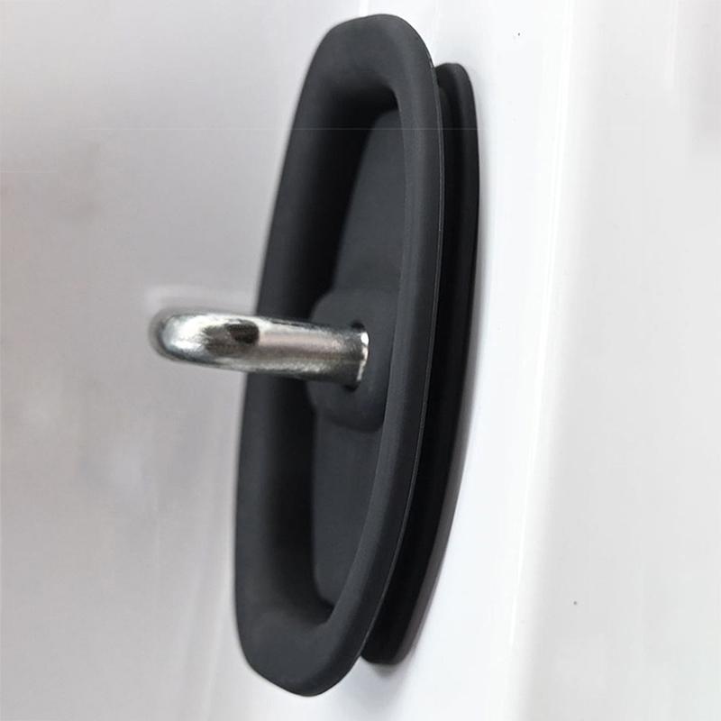 Universal Car Door Mute Damping Cushion Silicone Door Lock Buckle Car Door Anti-Collision Protective Cover