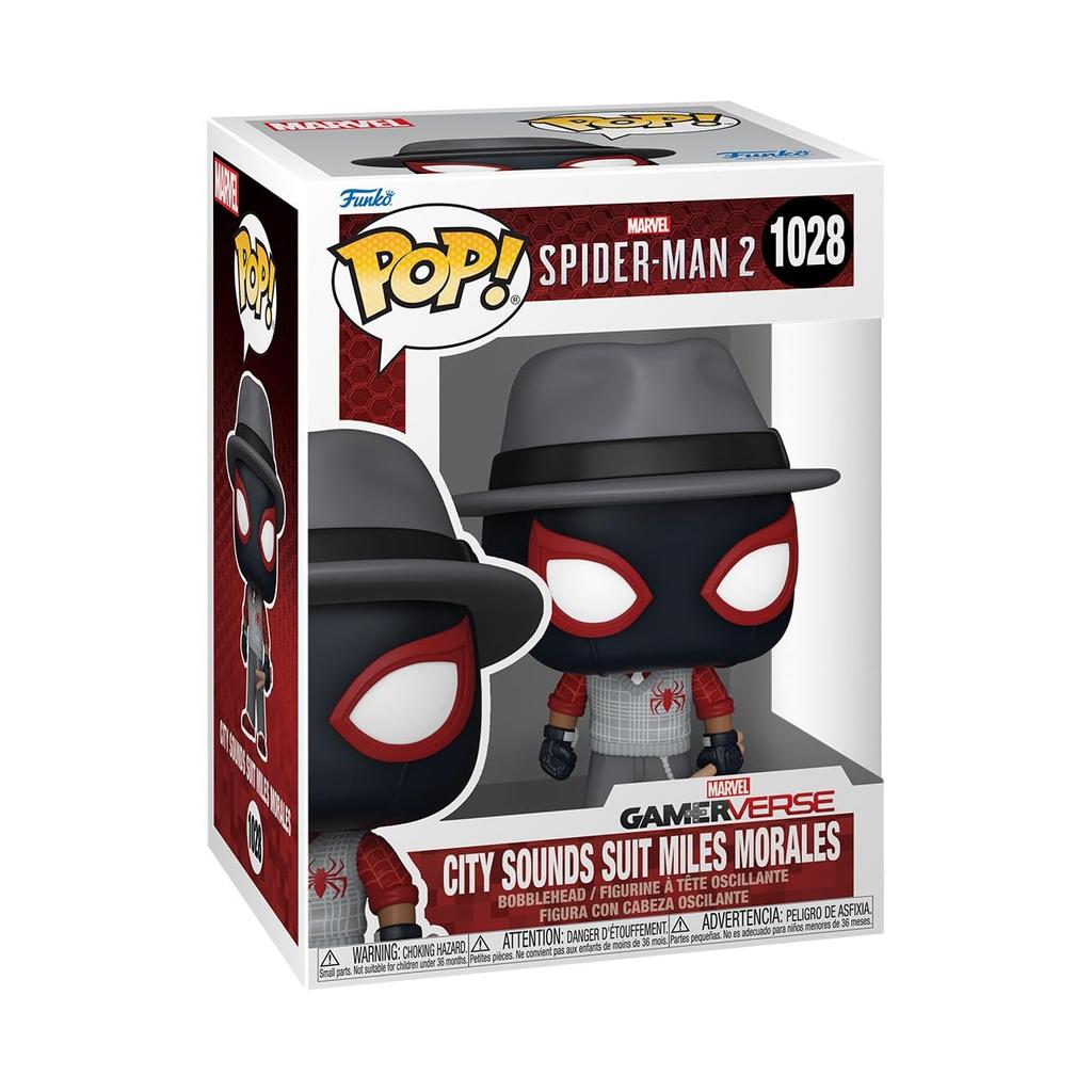 Marvel 2 Miles Morales City Sounds Suit Figure Funko CITY SOUNDS SUIT MILES MORALES 2 Marvel Funko Spider-Man POP! Spider-Man