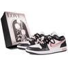 Air Jordan 1 Винтажные Баскетбольные Кроссовки Женские Низкие Розовые DC0774-101(Team27-S-BOX)