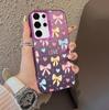 Милый цветной чехол-бабочка для Samsung Galaxy S21 S22 S21 FE Plus S24 S25 Ultra A55 A56 5G A16 A35 Ударопрочный IMD Матовый Funda