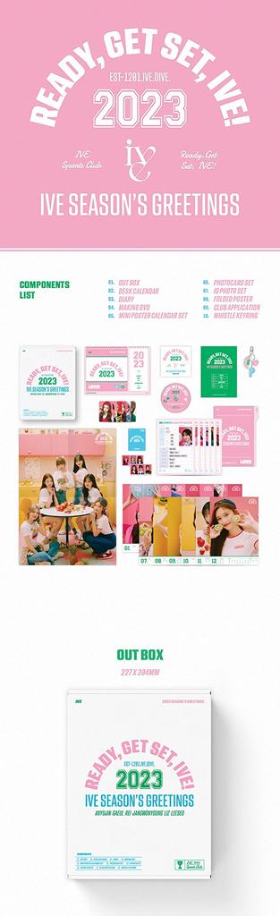 ПРИВЕТСТВУЮ IVE 2023 - СЕЗОНА [ГОТОВ, ВНИМАНИЕ, IVE!] [Корейское издание]