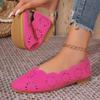 Women Flat Shoes Soft Leather Woman Pointed Toe Flats Loafers Summer Lady Hollow Out Sandals Ladies Casual Walking Shoes