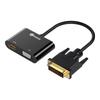 Biaisi ZH48 DVI To HDMI+VGA Splitter Converter with Audio