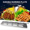 4pcs Heat Plate For , Master Forge, Perfect , Stainless Steel Heat Diffuser Gas Grill Spare Part Fo