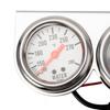 Triple Gauge Kit Oil/Volt/Water Gauge 2'' Universal Chorme Fahrenheit Water Temperature Temp Gauges Ammeter Gauges Set 3 in 1 Car Meter Auto (1)