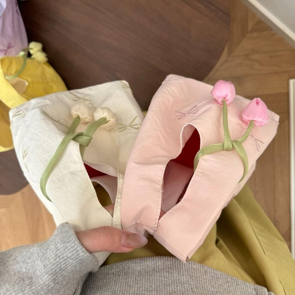 Cloth Temperament Lunch Bag Bow Embroidery Hanfu Handbag Cheongsam Accessories