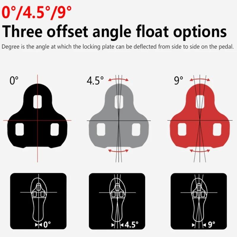 TPU anti-slip lock pedal pads for road bicycles,universal for MTB road bikes,suitable for LOOK KEO buckle pieces,locks and clips