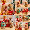 Adorable Christmas Series Capybara Plush Toy For Kids Featuring Soft Pp Cotton Filling And Cute Designs