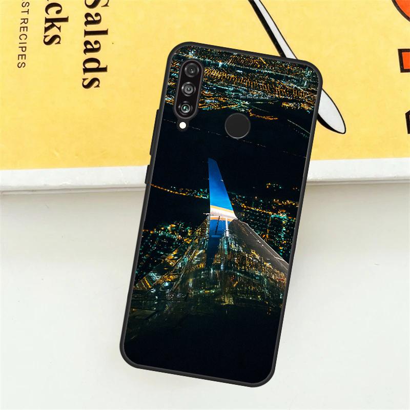 Чехол для телефона Huawei P30 P20 P40 Lite Nova 11 Pro 9 10 SE 5T 3i 7i 11i Y60 Y70 Y90 Y61 с изображением самолета