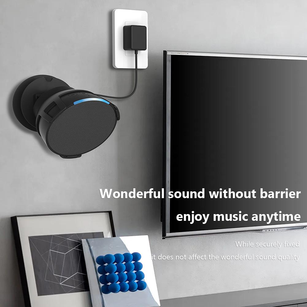Для Amazon Echo POP Smart Speaker Holder настенная подставка регулируемая предотвращающая падение кронштейн для динамика экономящая пространство настенная полка