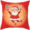 Чехол на рождественскую подушку для дивана, спальни, новогоднего домашнего декора, веселого праздничного подарка, 45x45 см