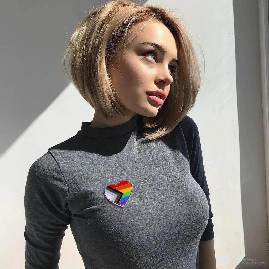 Эмалированная брошь-значок для геев, значок интерсекса, значок на одежду, лацкан, для рюкзаков