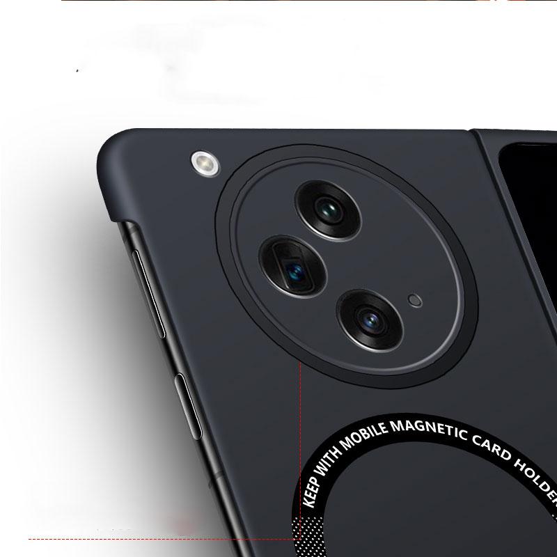 Для Magsafe Магнитный безрамочный жесткий чехол для ПК для Oppo Find N3 N2 Тонкий противоударный матовый чехол с беспроводной зарядкой для телефона FindN3 Ультратонкий