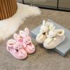 Cartoon Rabbit Children's Snow Boots Women Winter New Boy and Girl Ankle Boots with Wool Thickened Baby Cotton Shoes for Children