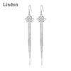 Lindon Zircon Copper Alloy Earrings Drop Earrings For Women Wedding Party Gifts