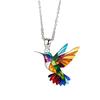 Hummingbird Necklace Jewelry For Women Exquisite Anniversary Gifts For Loved Ones Necklace Alloy Colorful