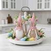 Spring Bunny Themed Easter Bunny Gnome Faceless Design Elf Stuffed Doll  Tabletop Decor