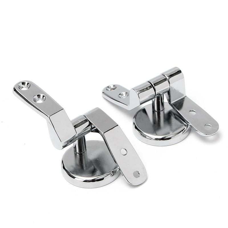 Stainless Steel Seat Hinge Flush Toilet Cover Mounting Connector Toilet Lid Hinge Mounting Fittings Replacement Parts