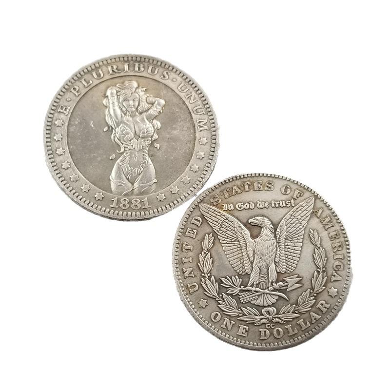 1881 HOBO США Соединенные Штаты Америки Памятные коллекционные сувениры Серебряные монеты