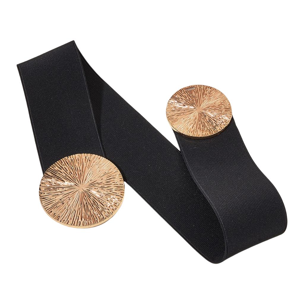 Эластичный пояс шириной 6 см, модный декор пряжкой, кушак, регулируемый эластичный пояс для женщин, для платьев, джинсов, брюк