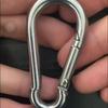 10 шт./комплект Оцинкованный Железный Брелок Товары для Животных Клипса для Наушников Крючок Безопасности Пружинный Крючок Крючок для Альпинизма на Открытом Воздухе Крючок