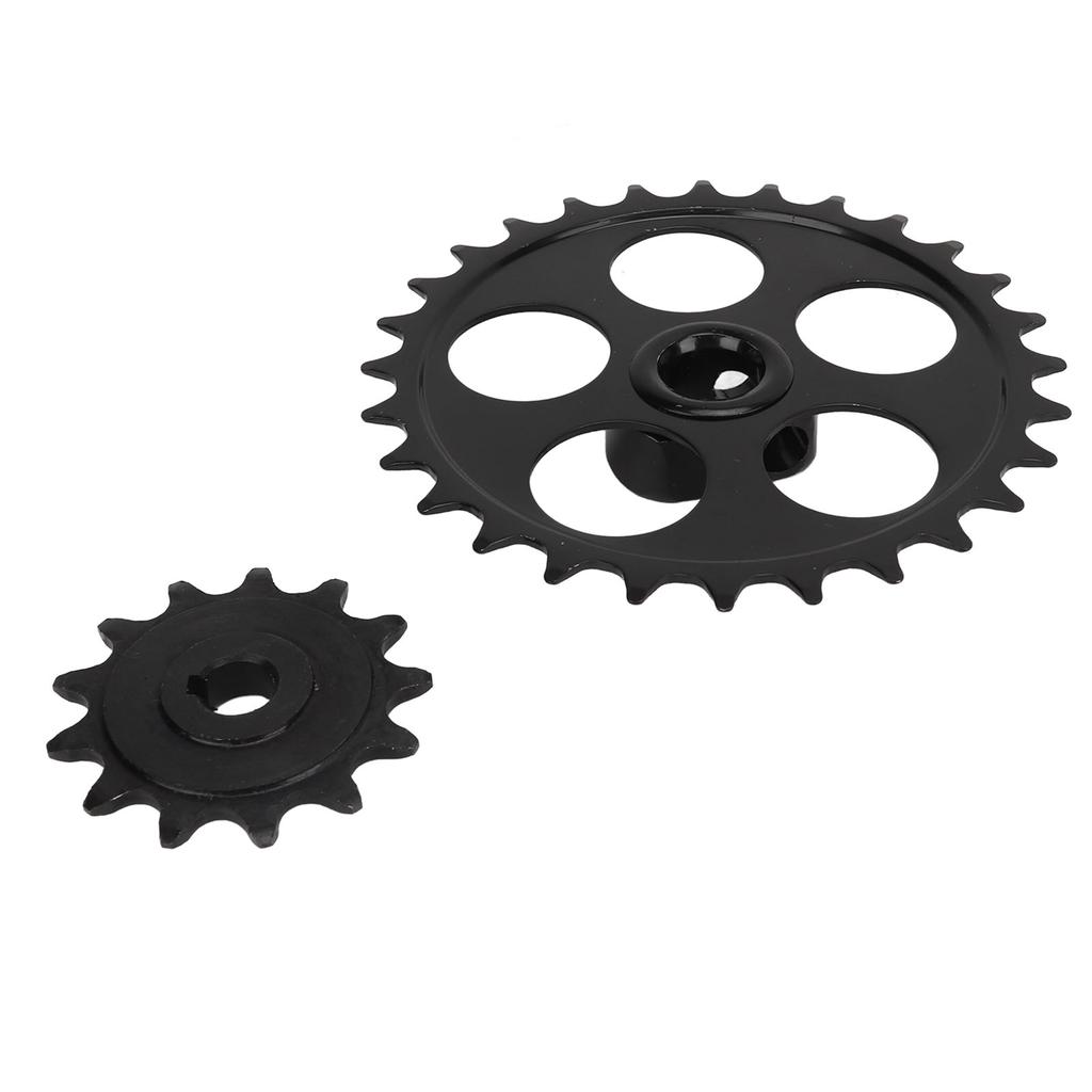 410 28T Sprocket 13T Sprocket Kit Carbon Steel Sprocket Accessory for DIY ATV Motorcycle Bicycl