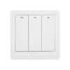 Wall Smart Light Switch Push Button Zero Fire 3 Gang 600W ABS for TUYA AC 110?240Vfor ZigBee