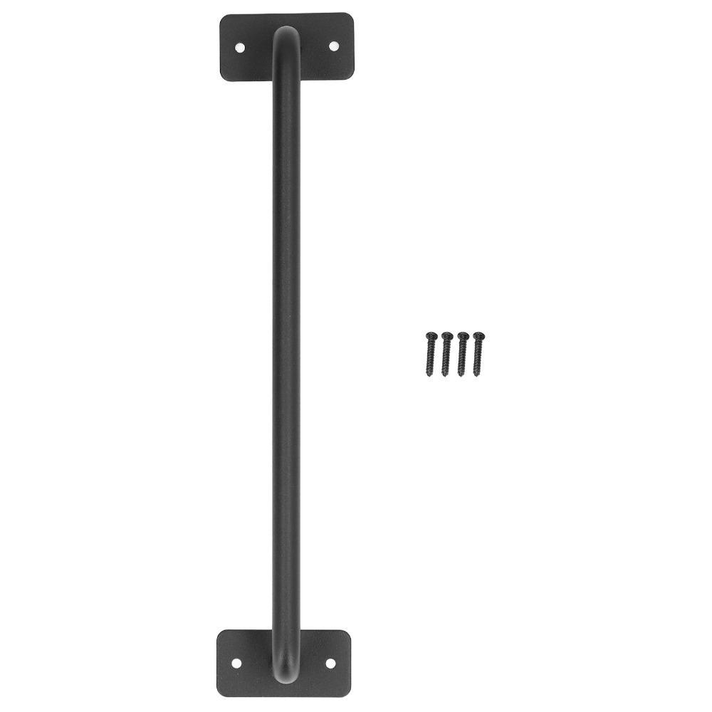 Non-Slip Gate Handle Black Cabinet Pulls Solid Barn Door Handle Garage