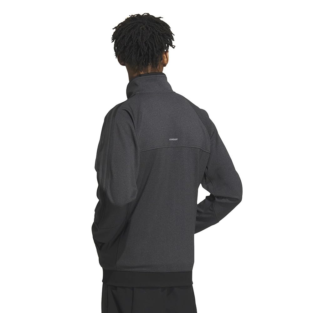 Adidas Regular Fit Aero Lady Denim Track Black Size 24/7 Jacket, JSY35, Men's, (IS5161), J/S