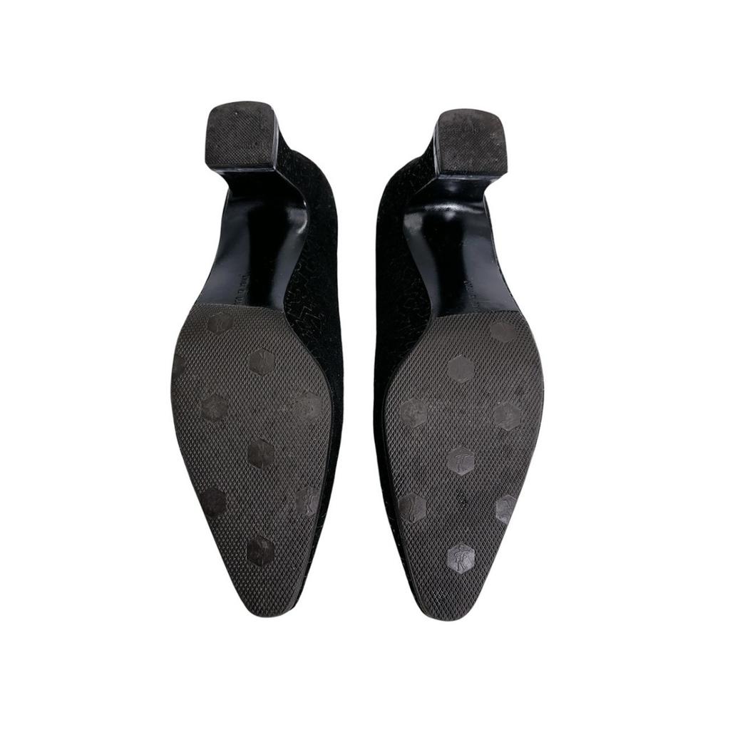 Salvatore Ferragamo 5 C pumps mid heel black Women Storage box / storage bag Used