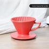 Керамический держатель для фильтра для кофе V60 с резьбовой ручкой
