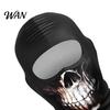 Ski Mask Balaclava Skull Print Face for Motorcycle Riding, Windproof Velvet Hiking Balaclava, Neck Gaiter Cover Outdoor Sports Cycling Cold Weather