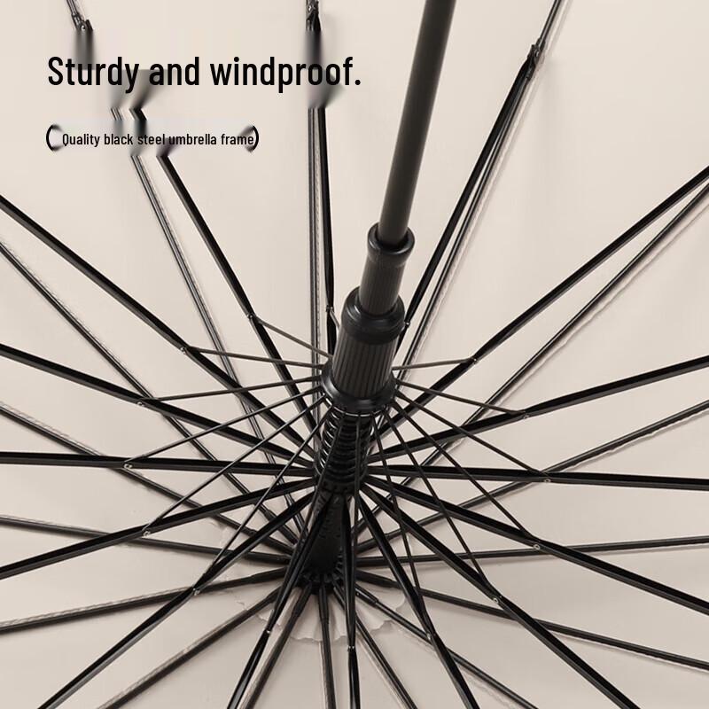 Mido M1613 Japanese Style Reinforced 16-Rib Windproof Long Handle Umbrella