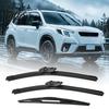 Всесезонные щетки стеклоочистителя 3 шт. Комплект (плоские) для Subaru Forester SK 2018-2024, Замена передних и задних дворников 26"+16"+14" Бесшумные лезвия, Оригинальное оборудование