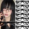 1/2pcs Y2K Anime Crying Dripping Tears Glasses Unisex Black Eyeglass Frame Retro Kawaii Fashion Halloween Cosplay Accessories