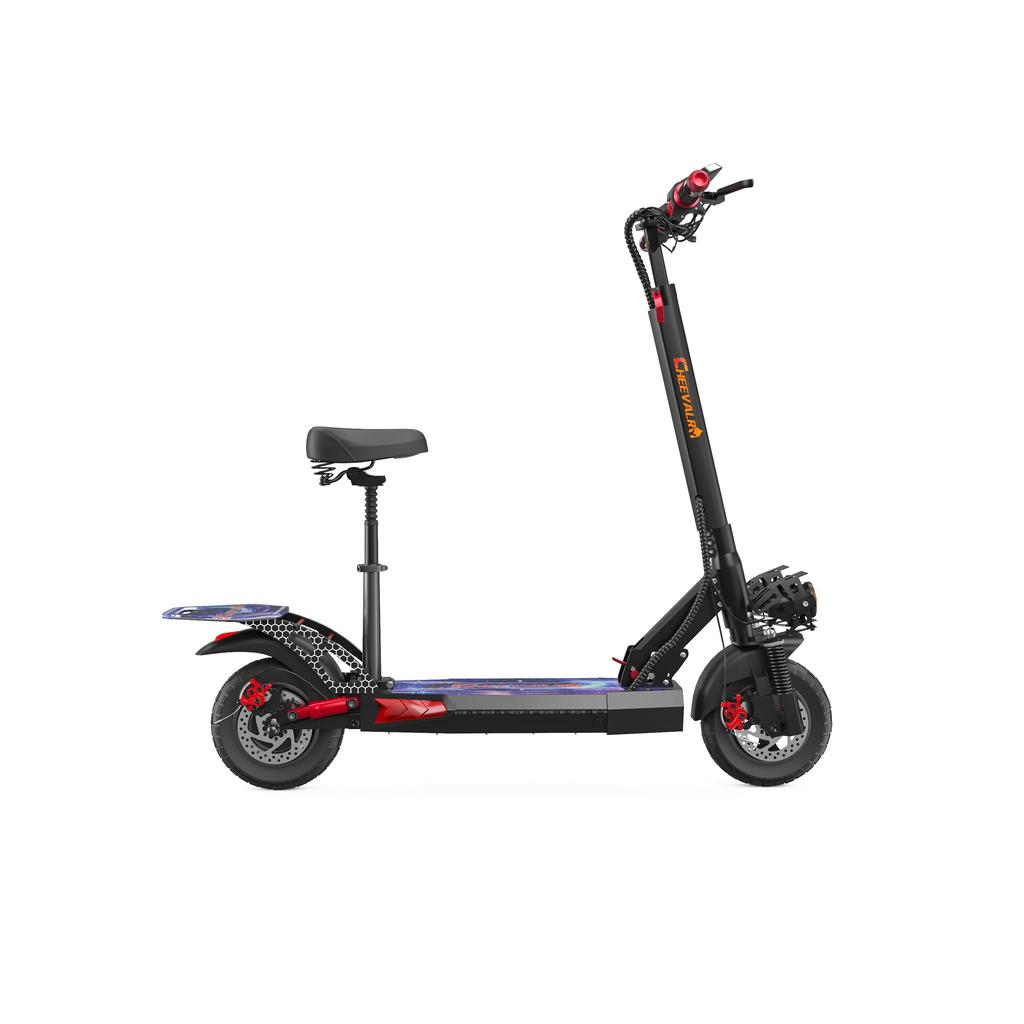 Cheevalry X9 Adult All-Terrain Electric Scooter 48V18.6Ah Battery 10 Inch Tires 45KM/H Top Speed 120KG Road Folding 1000W Motor E-Scooter