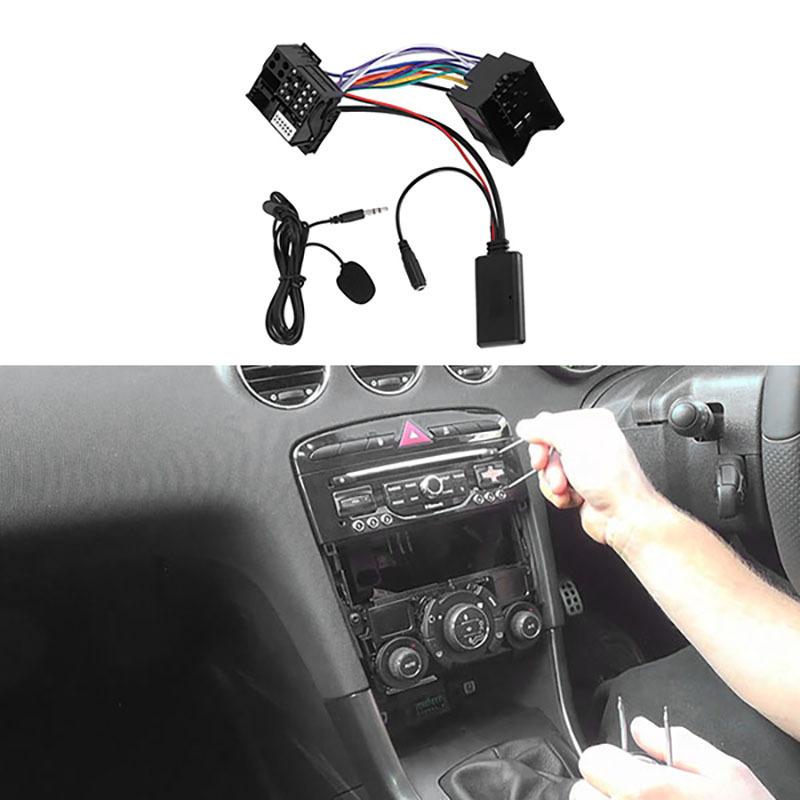 Car Audio Bluetooth Receiver Aux Cable Adapter For Peugeot 307 408 508 Citroen Sega Triumph C2C5 RD45 RD4 AUX Bluetooth Module