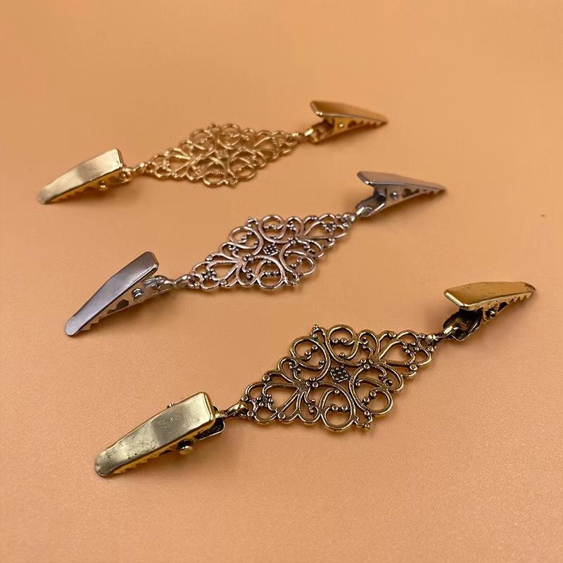 Свитер, кардиган, зажим, воротник рубашки, застежки, украшение, металлическая пряжка