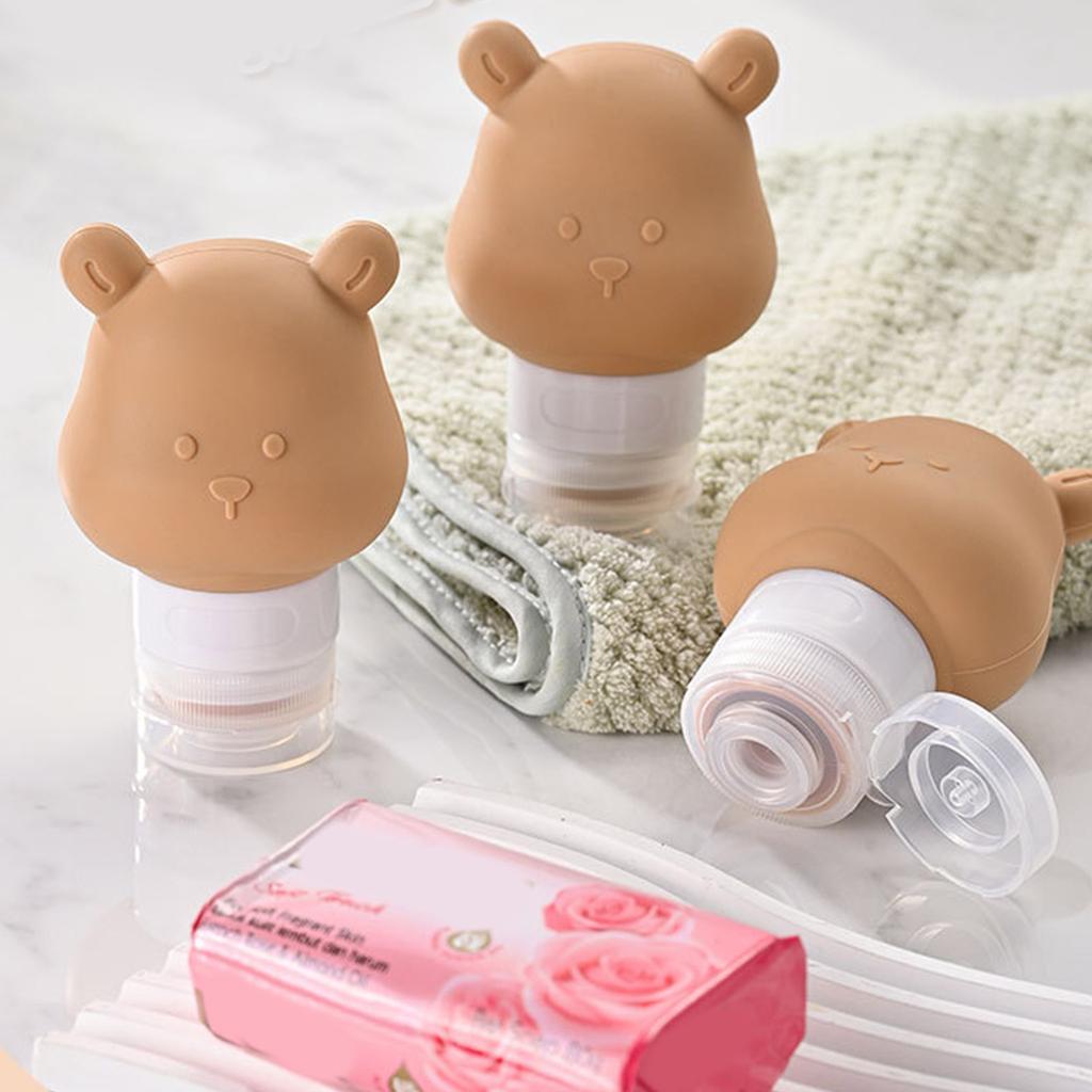 Герметичные дорожные бутылки, силиконовые, сжимаемые, многоразовые, для шампуня, туалетных принадлежностей, косметические контейнеры, переносные контейнеры для жидкостей