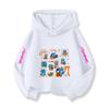 Popular Kpop Korean Christmas Themed Casual Children's Halloween Hoodie, Witch Hunting Fan Series Essential Girl's Top