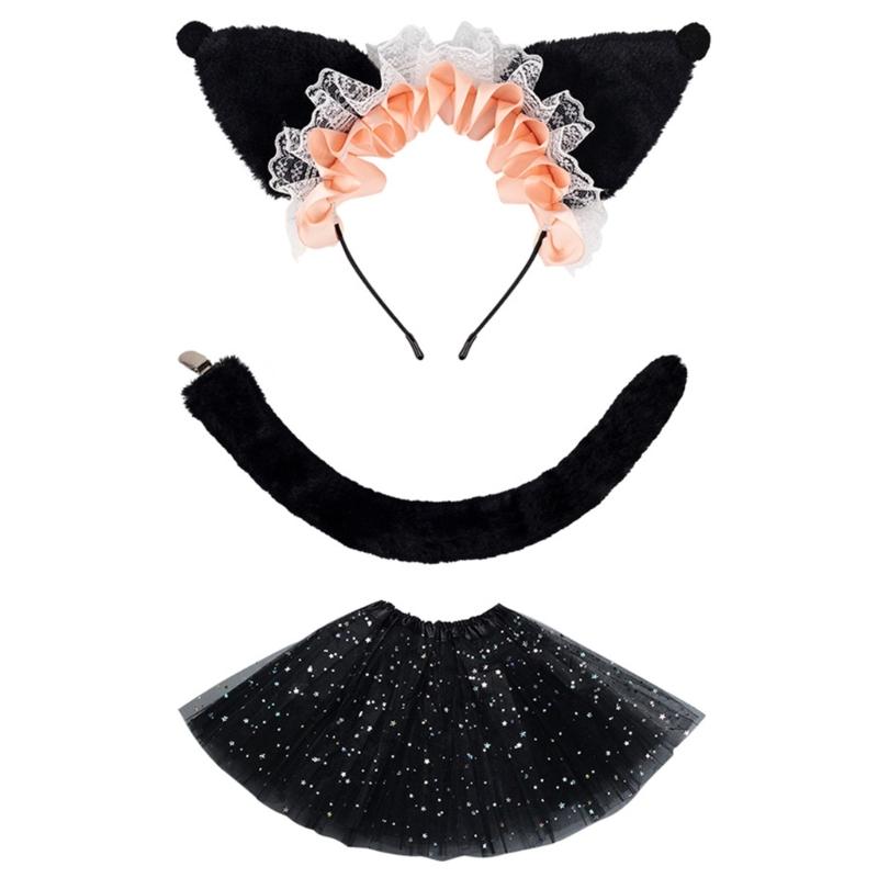 Cartoon Cats Plush Headband Soft And Comfortable Hair Accessories For Children Teens And Cartoon Loving Adults