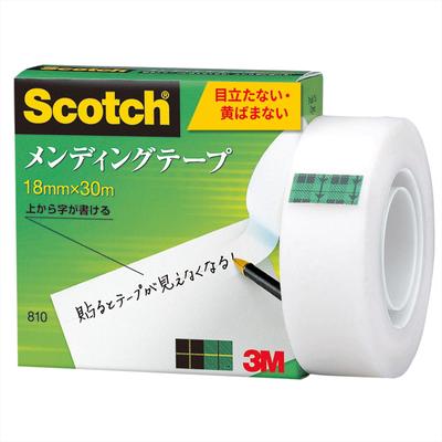 3M скотч-лента для ремонта 18 мм x 30 м малый объем 810-1-18