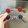 Punk Round Sunglasses Retro Men Women Ultra Small Frame Hip Hop Fashion Sunglasses EMA